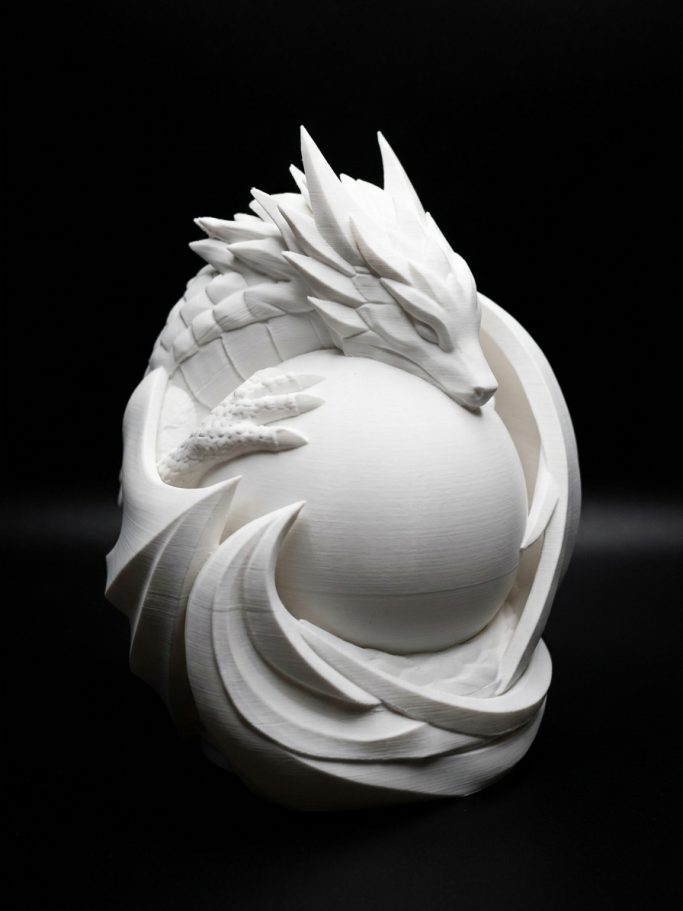 lampe dragon en PLA