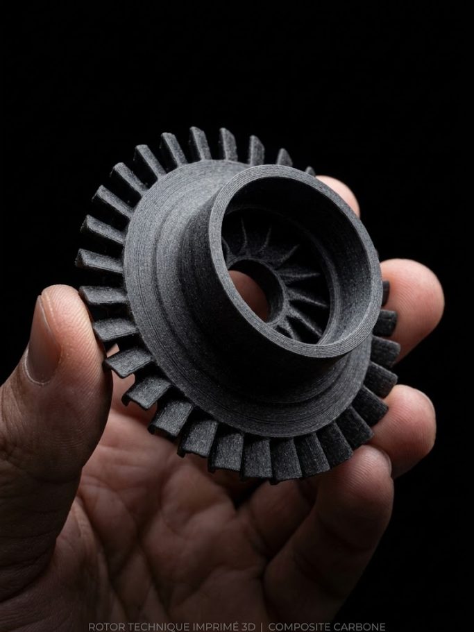 Prototype de rotor de reacteur en pa6CF